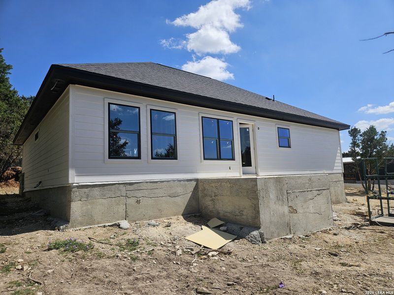 In-progress construction of a new home in , Canyon Lake, TX (Image 3).