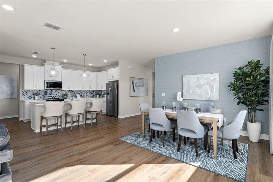 Furnished interior view inside a new home in Meridian Parks, Orlando (Image 19).