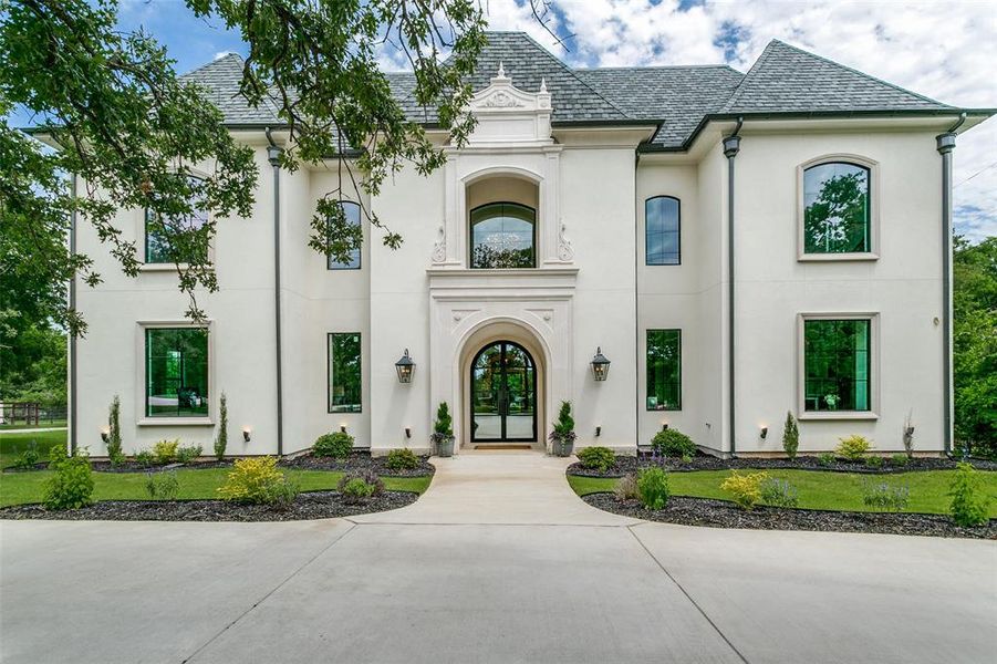 Front exterior of a new home in , Keller, TX, highlighting curb appeal (Image 24).