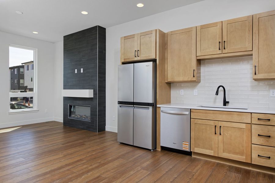 Furnished interior view inside a new home in Loretto Heights - Rise Collection, Denver (Image 3).