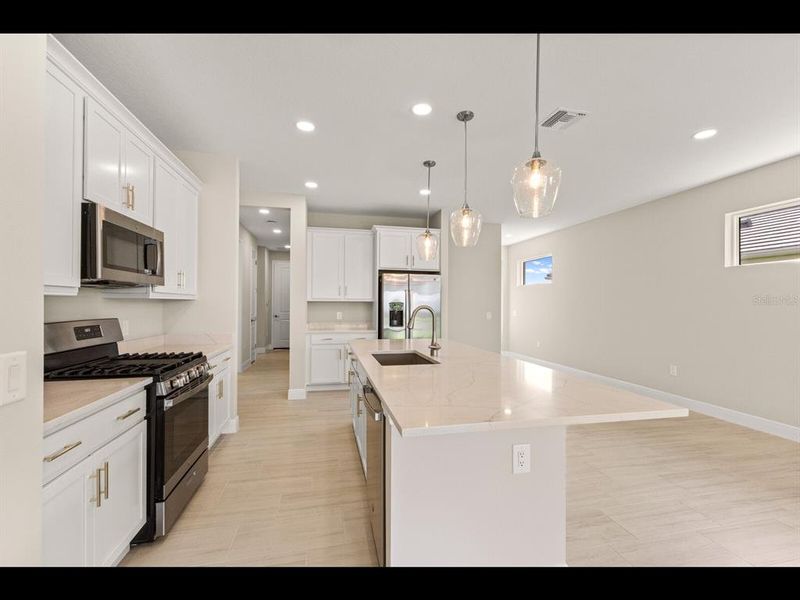 Furnished interior view inside a new home in , Sarasota (Image 10).