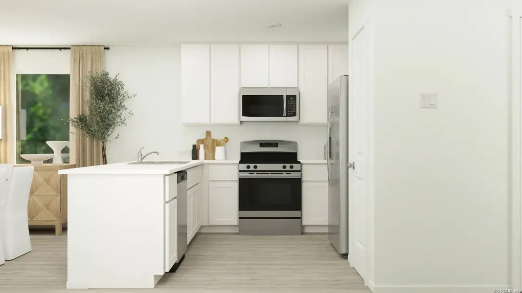 Furnished interior view inside a new home in Stone Garden, Elmendorf (Image 24).