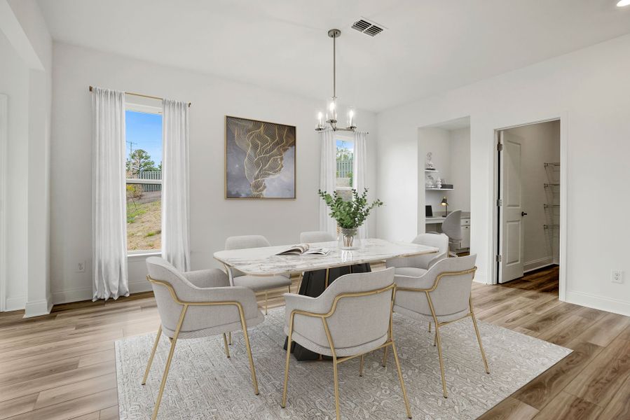 Representative furnished interior of a home built from the Leyton by Pulte Homes in Devonshire, Mount Juliet (Image 16).