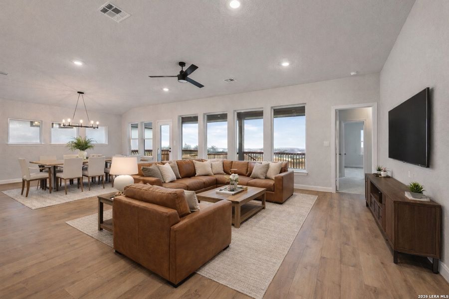 Furnished interior view inside a new home in Meyer Ranch – Legacy Series, New Braunfels (Image 12).