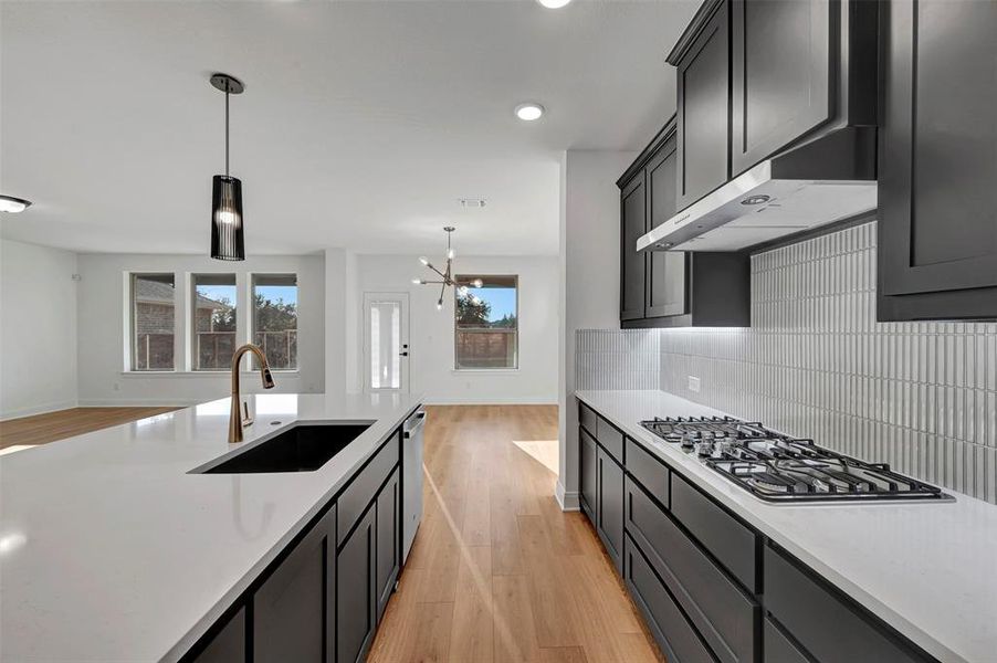 Furnished interior view inside a new home in Solterra - Garden Series, Mesquite (Image 12).