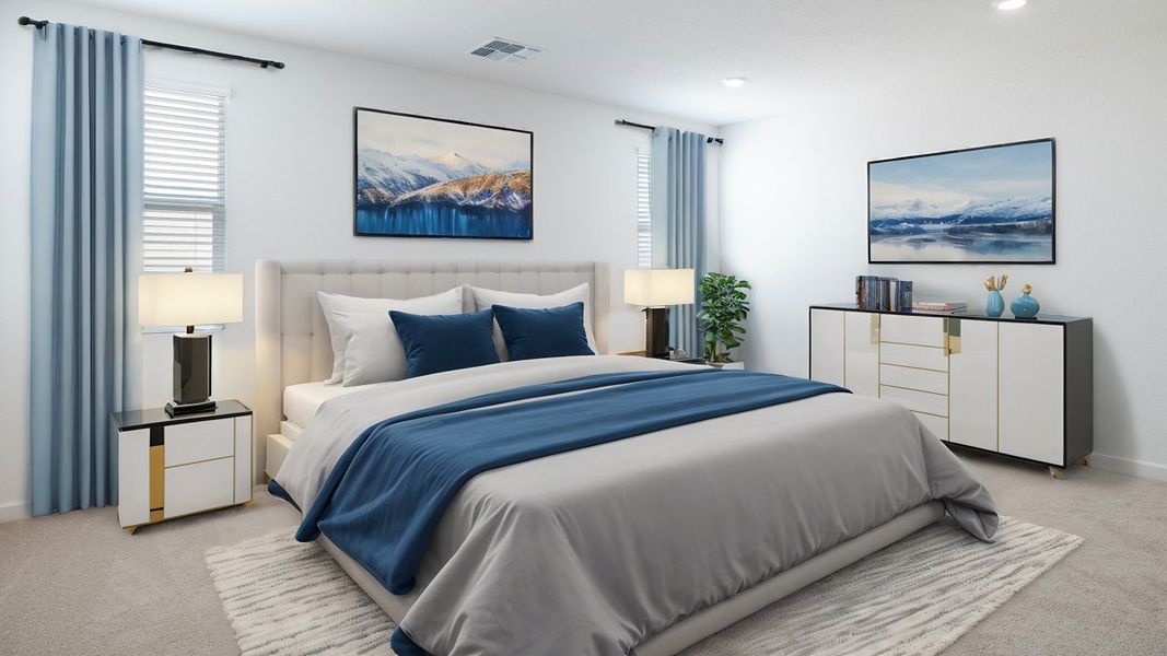 Furnished interior view inside a new home in Zanjero Pass, Waddell (Image 7).