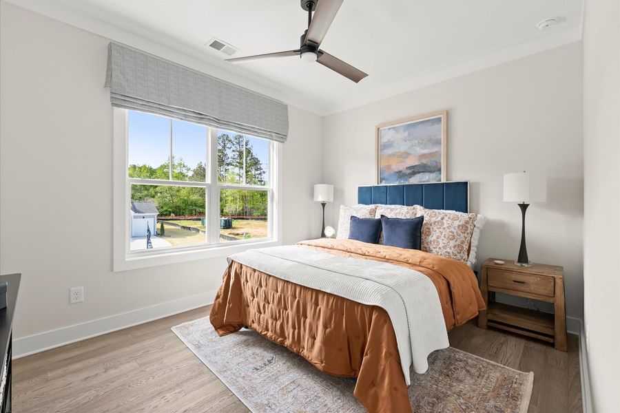Representative furnished interior of a home built from the Trenton by Brock Built in The Shoal, Santa Rosa Beach (Image 46).