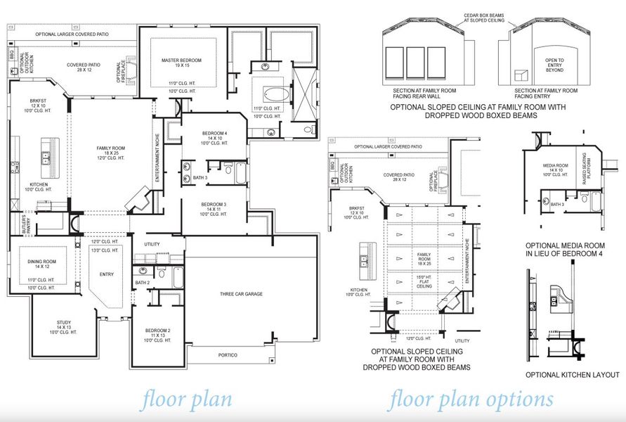 2D floor plan layout for the Dartmouth 3597.3 by J. Patrick Homes in Briarley, Montgomery, TX (Image 1). 2D floor plan layout for the Dartmouth 3597.3 by J. Patrick Homes in Briarley, Montgomery, TX (Image 1).