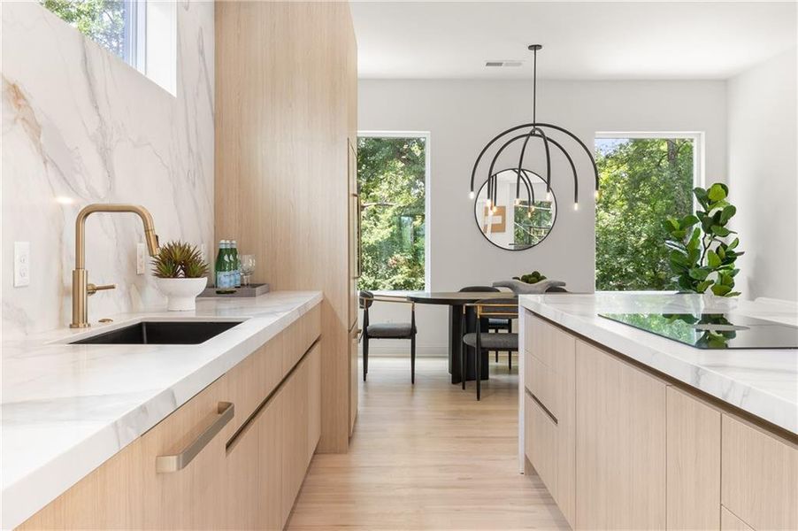 Furnished interior view inside a new home in , Atlanta (Image 41). Furnished interior view inside a new home in , Atlanta (Image 41).