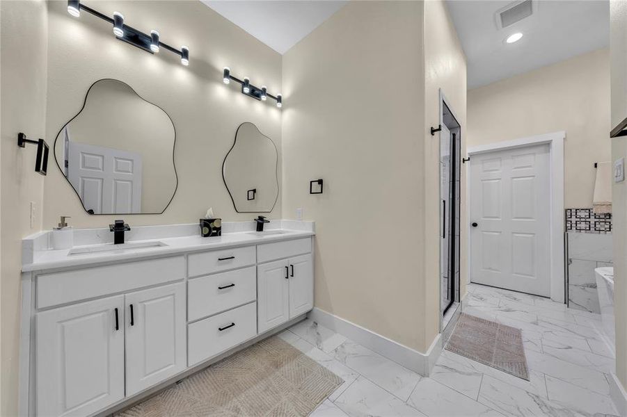 Furnished interior view inside a new home in , Azle (Image 12).