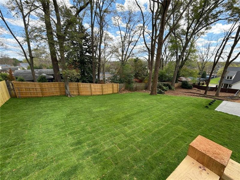 Exterior details and patio area of a home in , Marietta (Image 34).