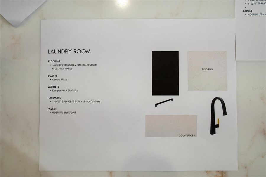 Sample of building materials used in homes in Gracewater at Sarasota, Sarasota (Image 16).