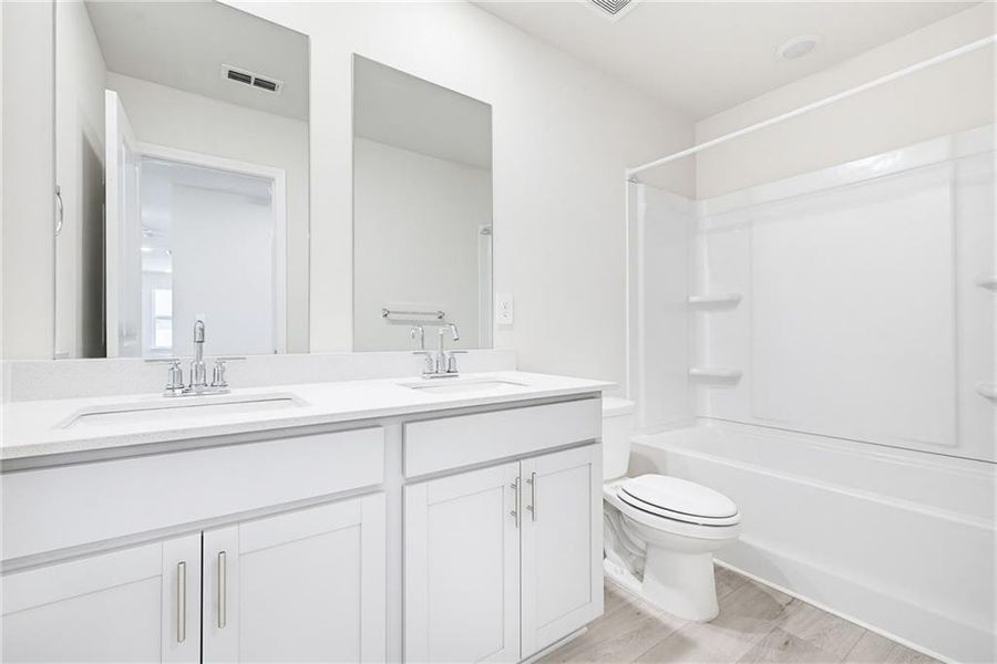 Furnished interior view inside a new home in , Fairburn (Image 9).