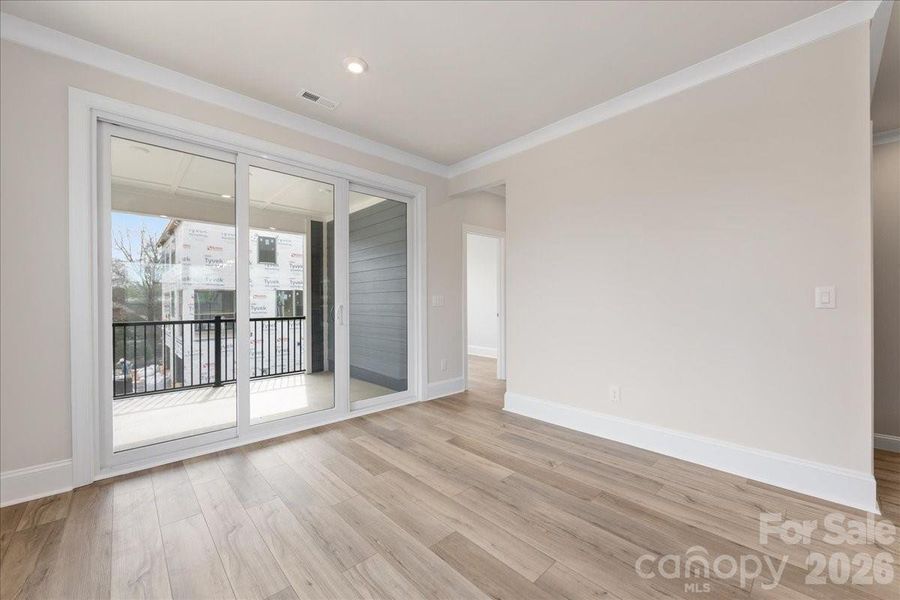 Outdoor living and second floor office