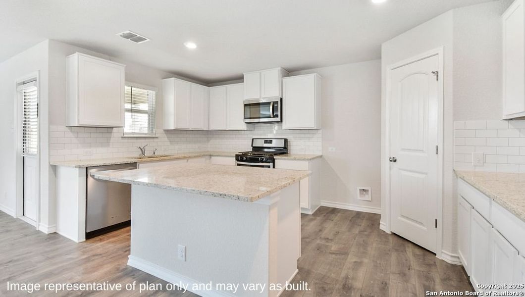 Furnished interior view inside a new home in The Canyons at Amhurst, San Antonio (Image 3).
