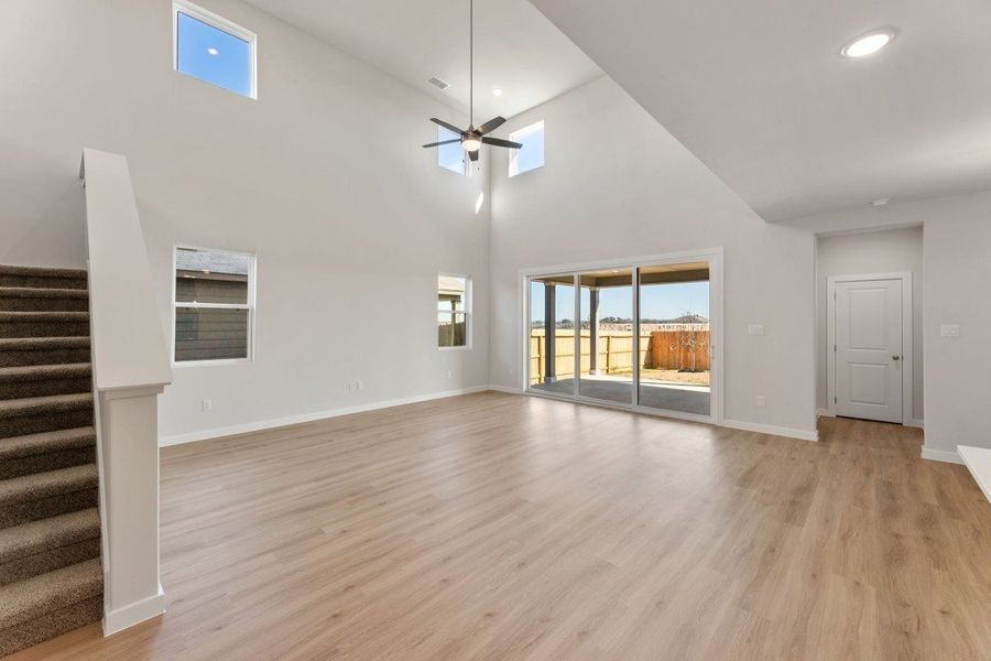 Representative unfurnished interior of a home built from the Poinsettia by Hakes Brothers in Veranda Signature, San Antonio (Image 14). Representative unfurnished interior of a home built from the Poinsettia by Hakes Brothers in Veranda Signature, San Antonio (Image 14).