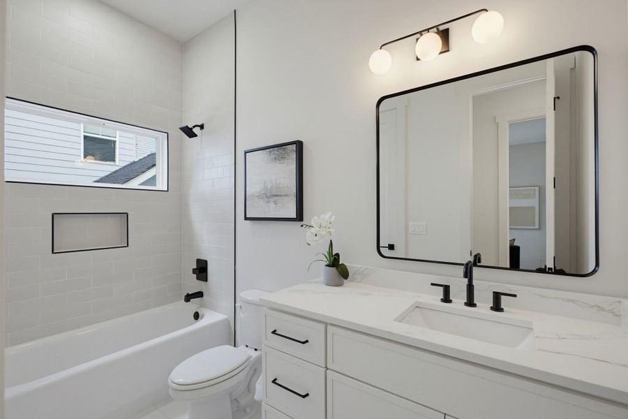 Furnished interior view inside a new home in , Atlanta (Image 33).