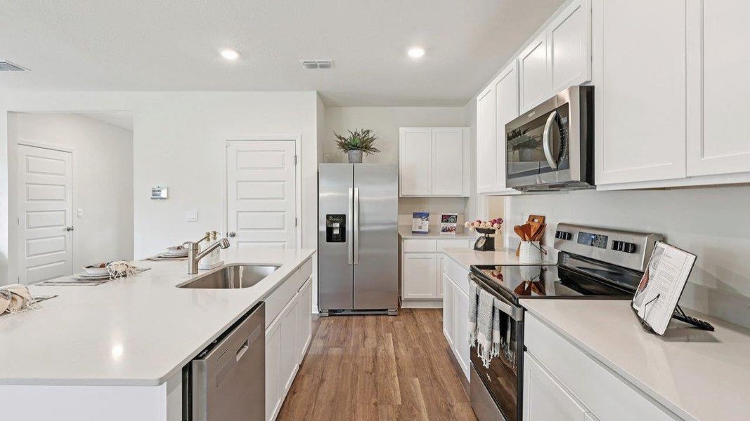 Furnished interior view inside a new home in Crosswinds, Haines City (Image 15).