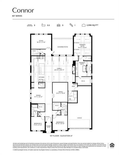 Beautiful finishes, fantastic entertaining spaces and relaxing bedrooms....all this and more in our single story Connor floor plan!