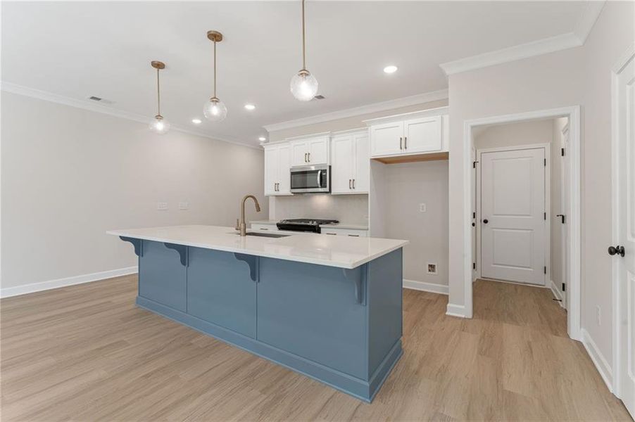 Furnished interior view inside a new home in Cherokee Township, Acworth (Image 9).