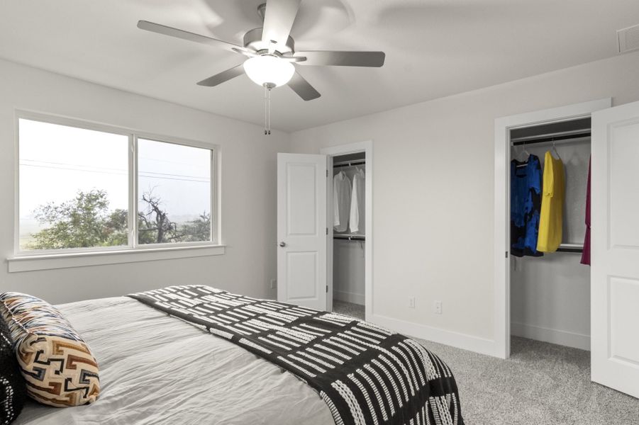 Furnished interior view inside a new home in Saddle Creek Twinhomes, Georgetown (Image 50).