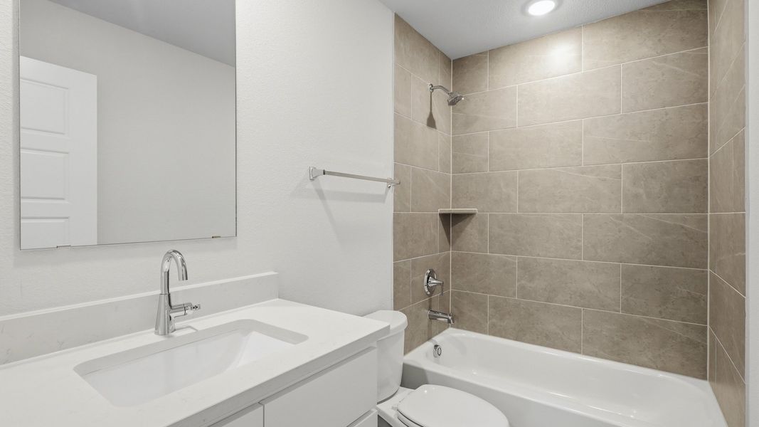 Secondary bathroom