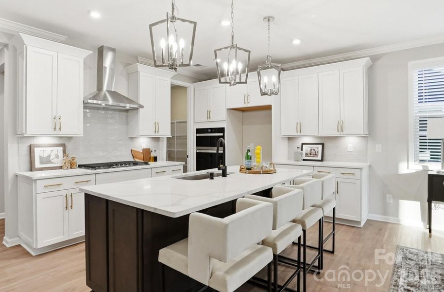 Furnished interior view inside a new home in Roseshire Chase, Huntersville (Image 10).