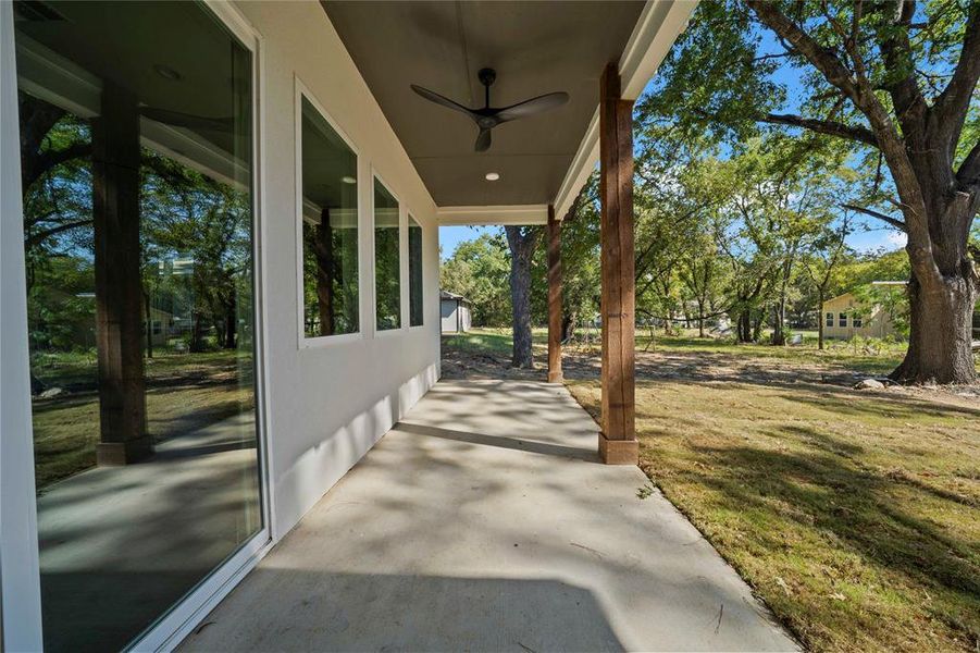 Exterior details and patio area of a home in , Dallas (Image 25). Exterior details and patio area of a home in , Dallas (Image 25).