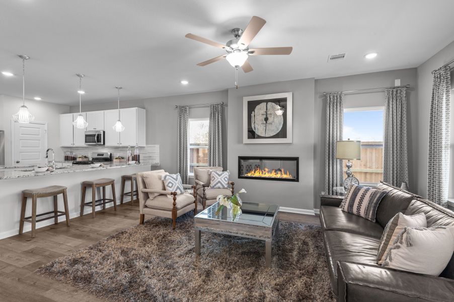 Representative furnished interior of a home built from the The Sparrow II by Smith Douglas Homes in La Segarra, Brookshire (Image 12).