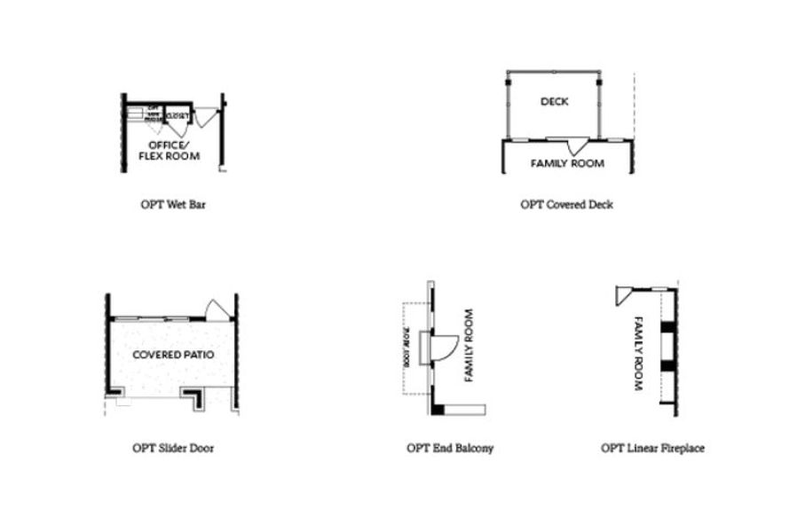 2D floor plan layout for the The Barnsley I by The Providence Group in IveyBrooke, Alpharetta, GA (Image 3).