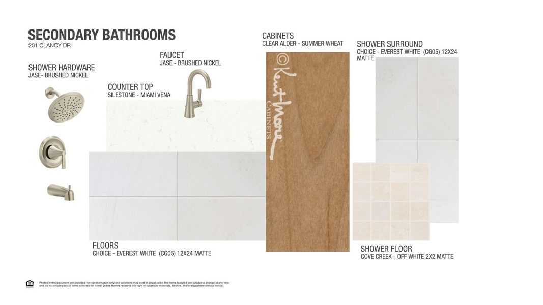 Sample of building materials used in homes in Lariat - 80', Liberty Hill (Image 24).