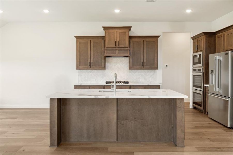 Furnished interior view inside a new home in Timberbrook 4B, Justin (Image 5). Furnished interior view inside a new home in Timberbrook 4B, Justin (Image 5).