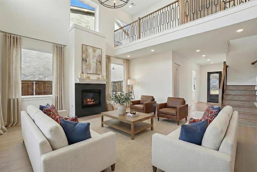 Furnished interior view inside a new home in , Rowlett (Image 20).