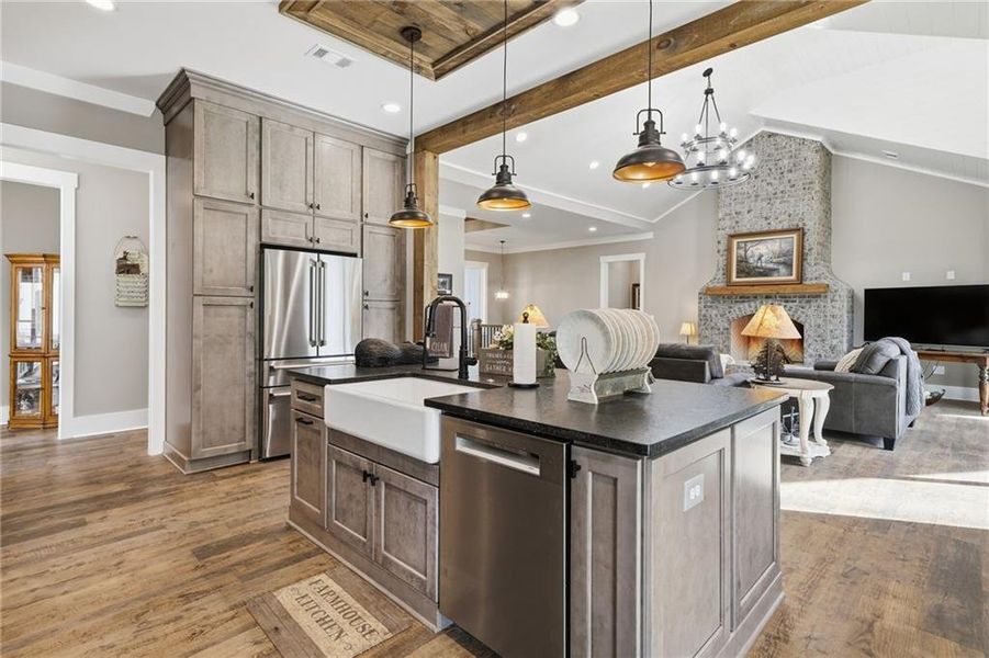 Furnished interior view inside a new home in , Dawsonville (Image 33). Furnished interior view inside a new home in , Dawsonville (Image 33).