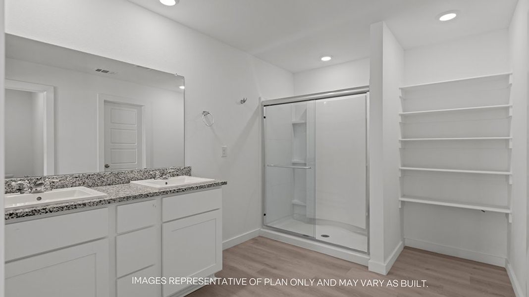 Furnished interior view inside a new home in Allen Farms, Lubbock (Image 4). Furnished interior view inside a new home in Allen Farms, Lubbock (Image 4).