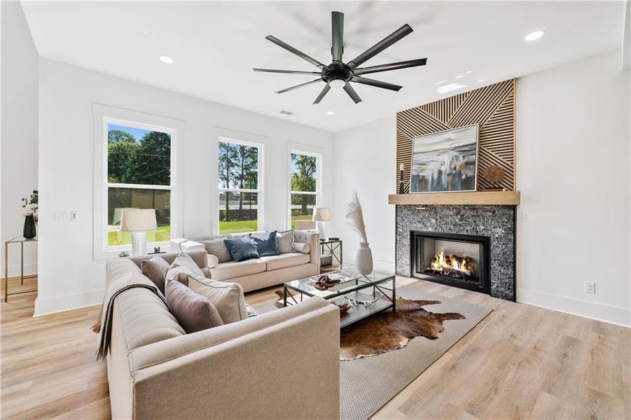 Furnished interior view inside a new home in , Lawrenceville (Image 12). Furnished interior view inside a new home in , Lawrenceville (Image 12).