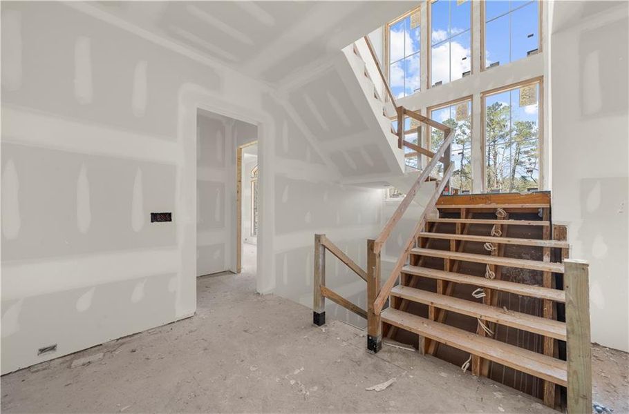 In-progress construction of a new home in , Canton, GA (Image 36).