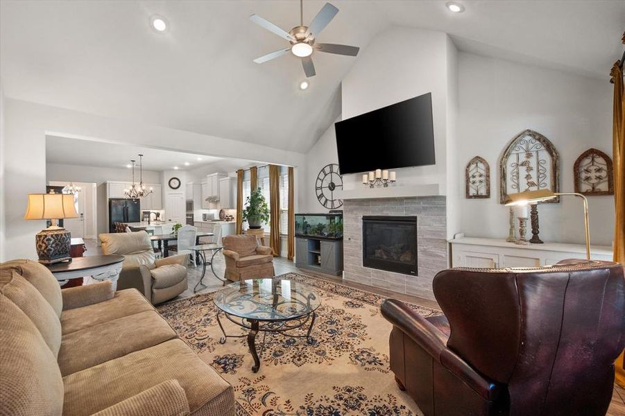 Furnished interior view inside a new home in , Waxahachie (Image 27).