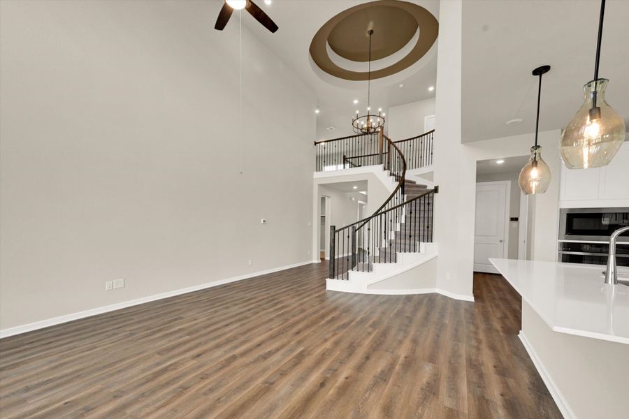 Furnished interior view inside a new home in Sunterra 50s, Katy (Image 5). Furnished interior view inside a new home in Sunterra 50s, Katy (Image 5).