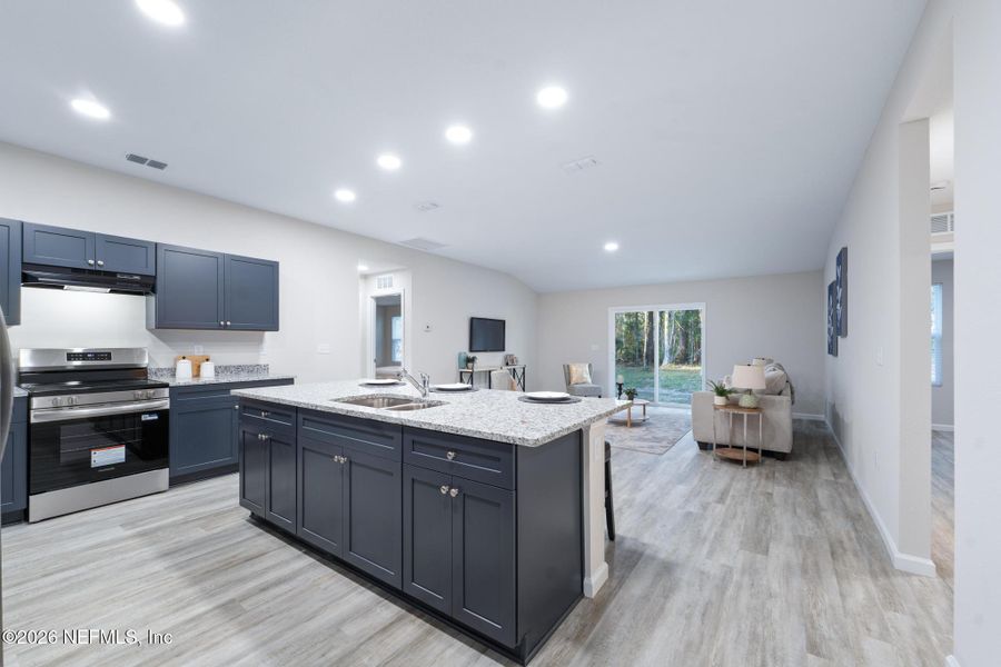 Furnished interior view inside a new home in , Jacksonville (Image 14).