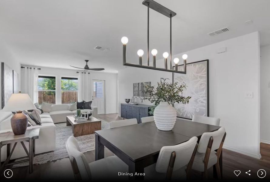 Interior photos- Photo of Pulte model home with same floor plan, not of actual home listed.