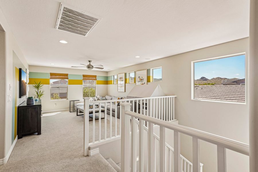 Furnished interior view inside a new home in Estrella, Goodyear (Image 30).