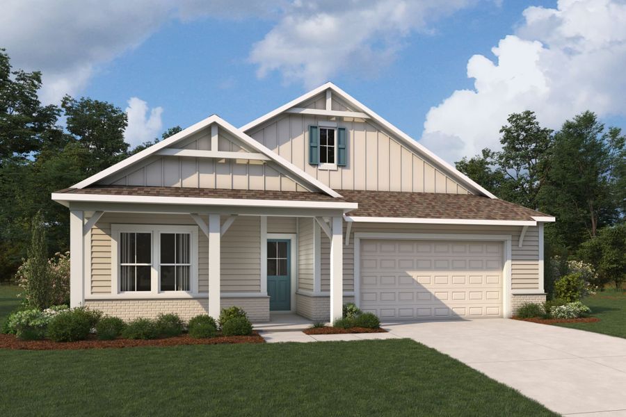 Representative exterior photo of a completed home built from the Ivy by Mattamy Homes in RiverTown - Cove, St. Johns, FL (Image 4). Representative exterior photo of a completed home built from the Ivy by Mattamy Homes in RiverTown - Cove, St. Johns, FL (Image 4).