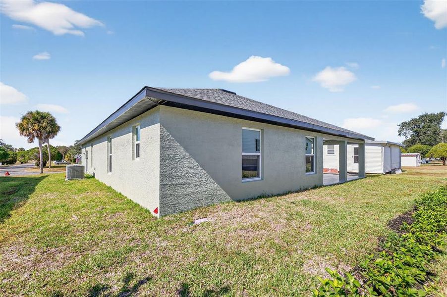 Exterior details and patio area of a home in , The Villages (Image 4). Exterior details and patio area of a home in , The Villages (Image 4).