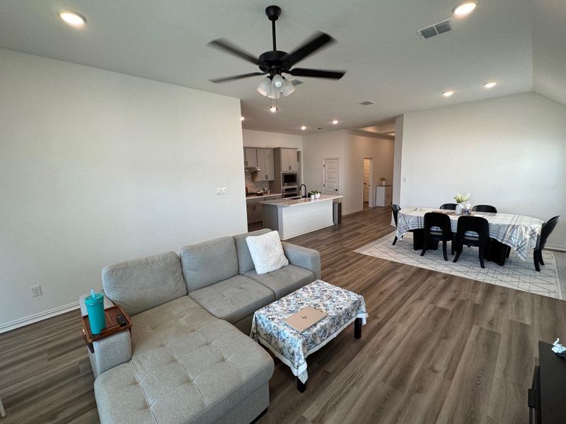 Furnished interior view inside a new home in Sunfield, Buda (Image 8).