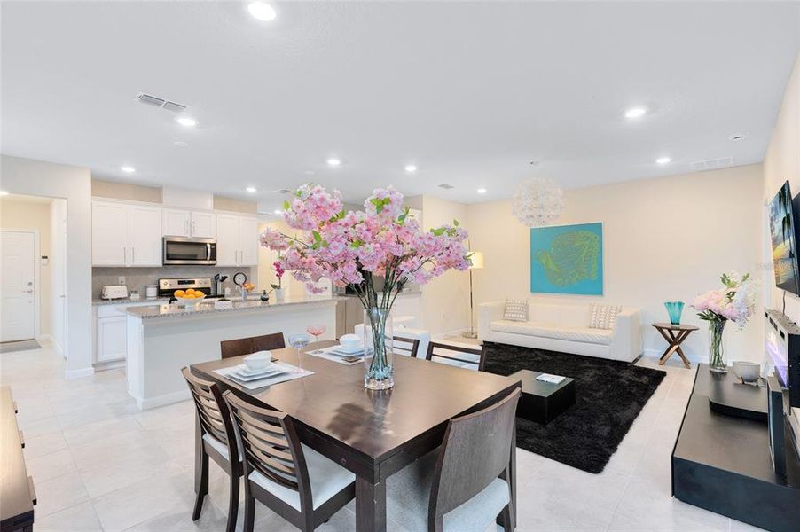 Furnished interior view inside a new home in Cypress Hammock, Kissimmee (Image 16).