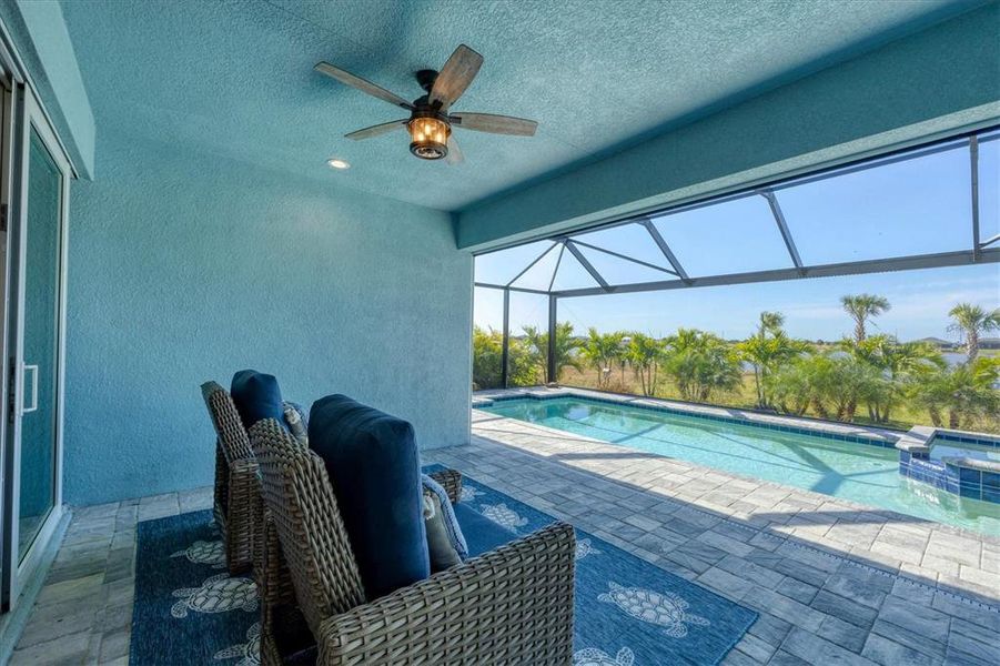 Exterior details and patio area of a home in , Placida (Image 31).