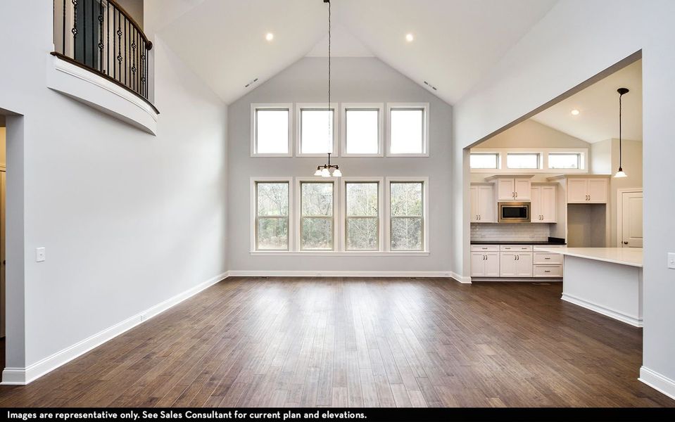 Representative unfurnished interior of a home built from the Hargrove by CastleRock Communities in Belvoir, Fairview (Image 17).