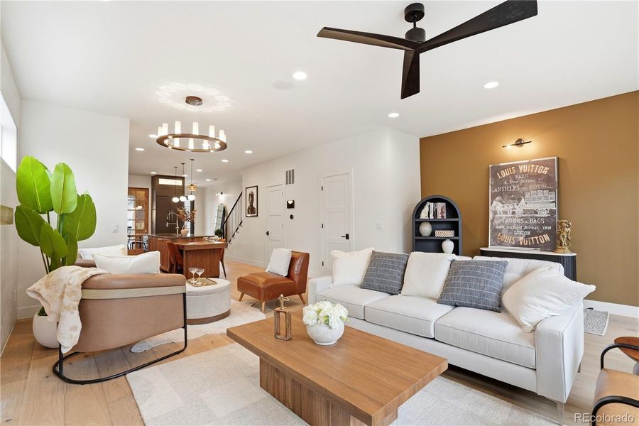 Furnished interior view inside a new home in , Denver (Image 13).