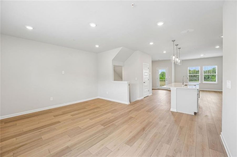 Spacious, unfurnished interior of a new home in Hemingway - Highland Series, Cumming (Image 24).
